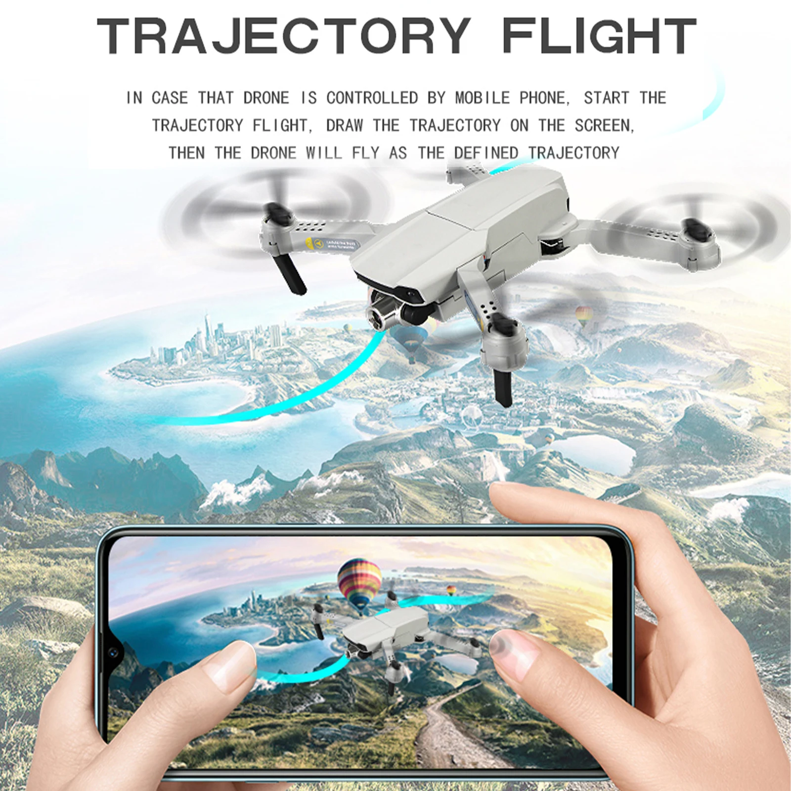 Квадрокоптер через приложение. Csj x2 mini квадрокоптер. csj x2 mini wifi fpv with 4k hd dual camera 10mins. toysky csj-x2. мини-дрон радиоуправляемый с камерой 4k hd, wi-fi, fpv квадрокоптер.