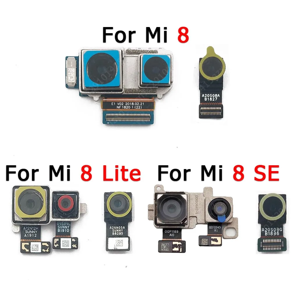 

Оригинальная задняя фронтальная камера для Xiaomi Mi 8 Lite Mi8 SE, фронтальная селфи-камера, модуль для ремонта, гибкая Запасная часть