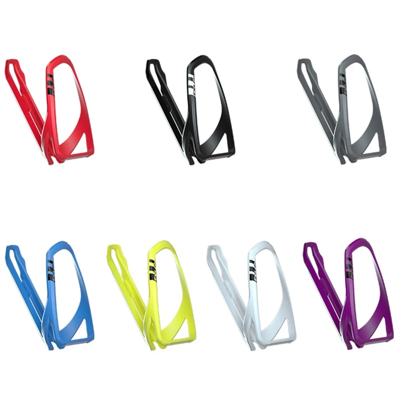 

Блестящая однотонная велосипедная клетка для бутылки с водой, система надежного удержания, легкая и прочная искусственная кожа, Легкое кре...