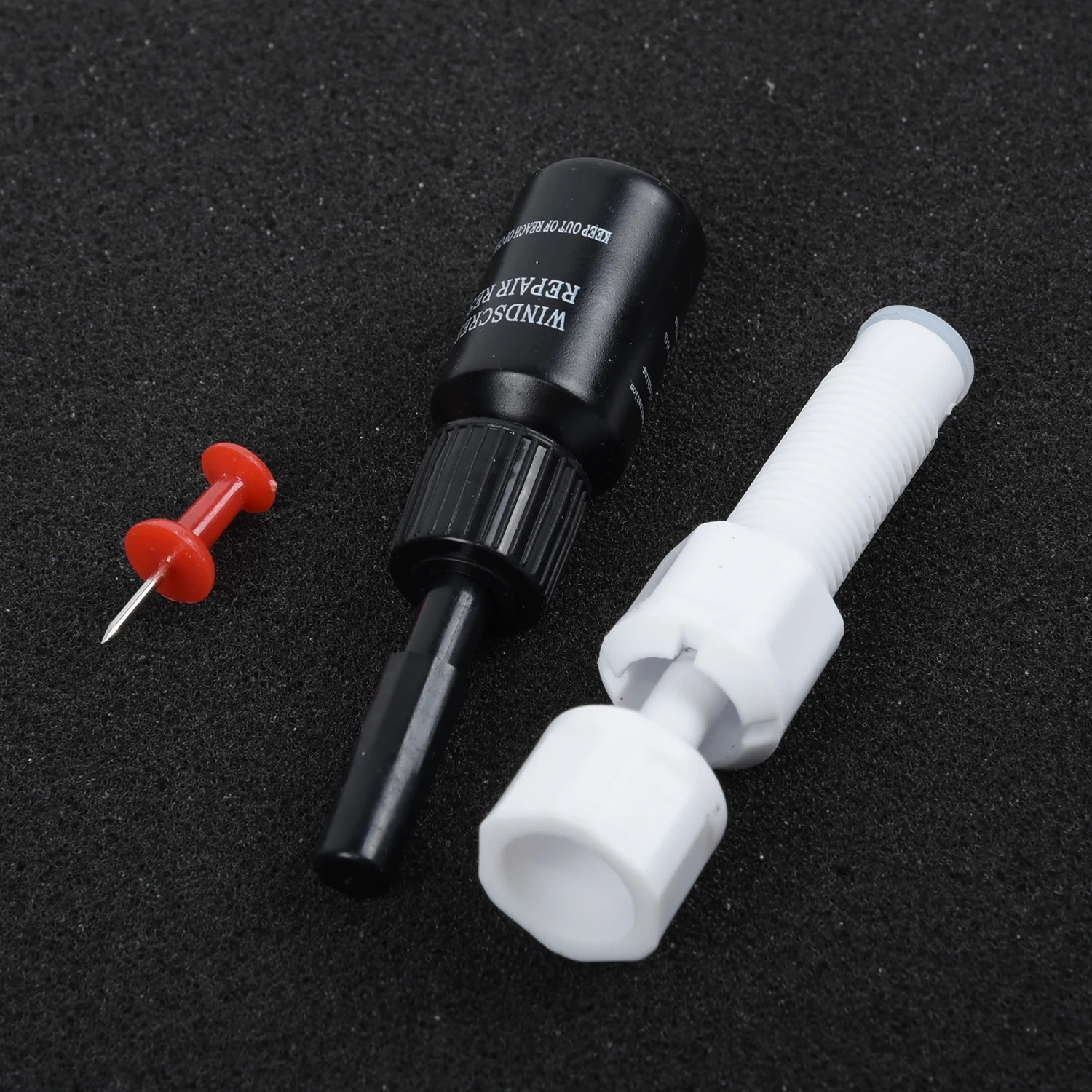 Белый автомобильный инструмент для ремонта ветрового стекла полимерная формула