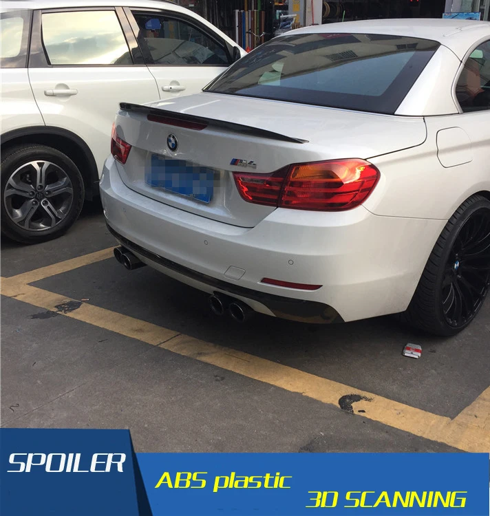 Спойлер для BMW M4 F32 стильный спойлер из углеродного волокна 420i 428I 435I УГЛЕРОДНЫЙ