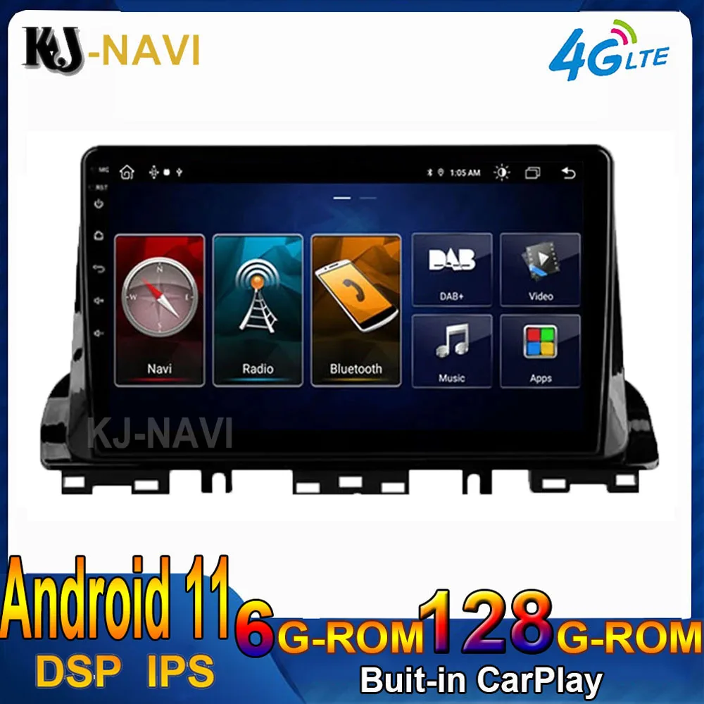 

10 Inch Android 11.0 Car Video Player For KIA CERATO 4 Forte K3 2018 2019 2020 Multimedia GPS Navigation Bluetooth 4G Lte No DVD