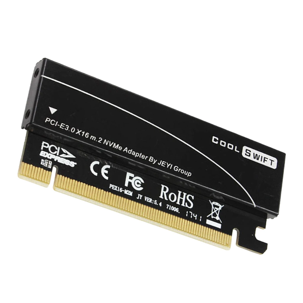 M.2 NVMe SSD в PCI e X16 конвертер карты Чехол Поддержка 2230 2242 2260|Компьютерные кабели и