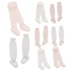 1 пара, Детские хлопковые носки с бантом, на возраст 0-3 года