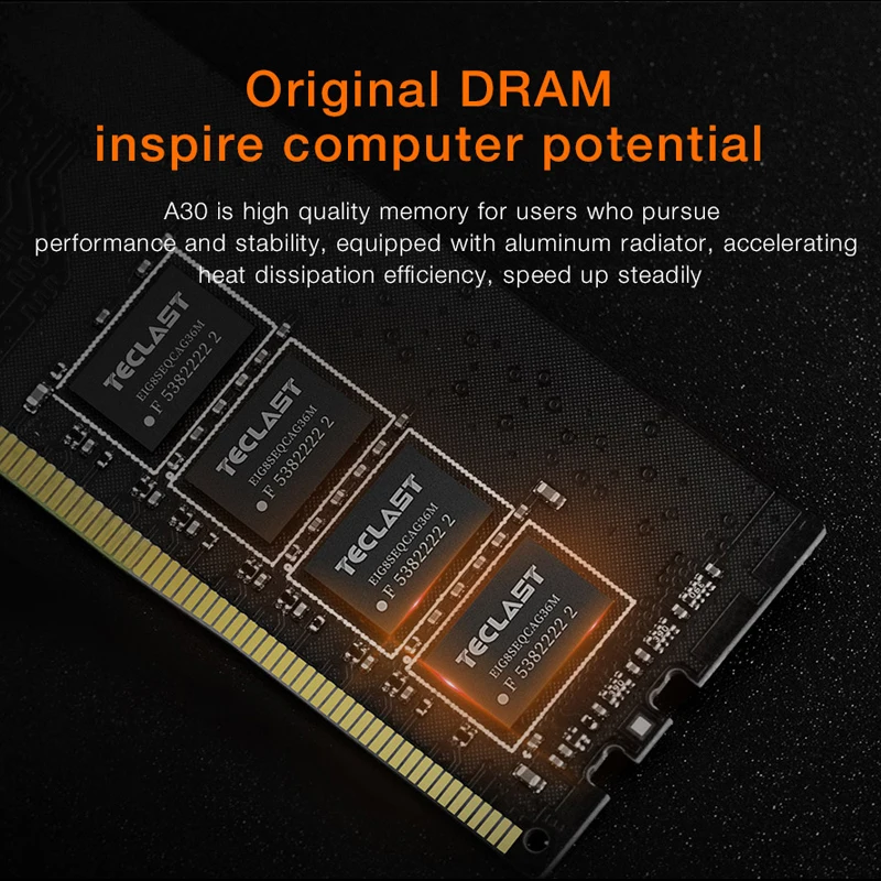 Память Teclast A30 DDR4 16 ГБ 8 4 Гб 2400 МГц 2666 288pin 1 2 в оперативная память для рабочего стола