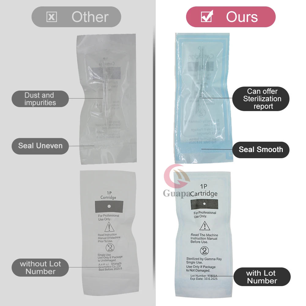 Одноразовые тату иглы для перманентного макияжа 1P 3P 5P 5FP 7FP бровей губ товары