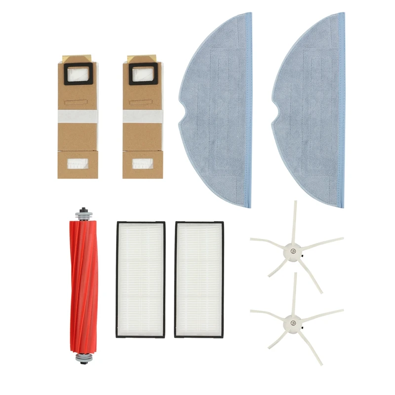 

For Xiaomi Roborock S7 S70 S7max T7S Plus Vacuum Cleaner Accessories Main Side Brush Mop Cloth HEPA Filter Dust Bags