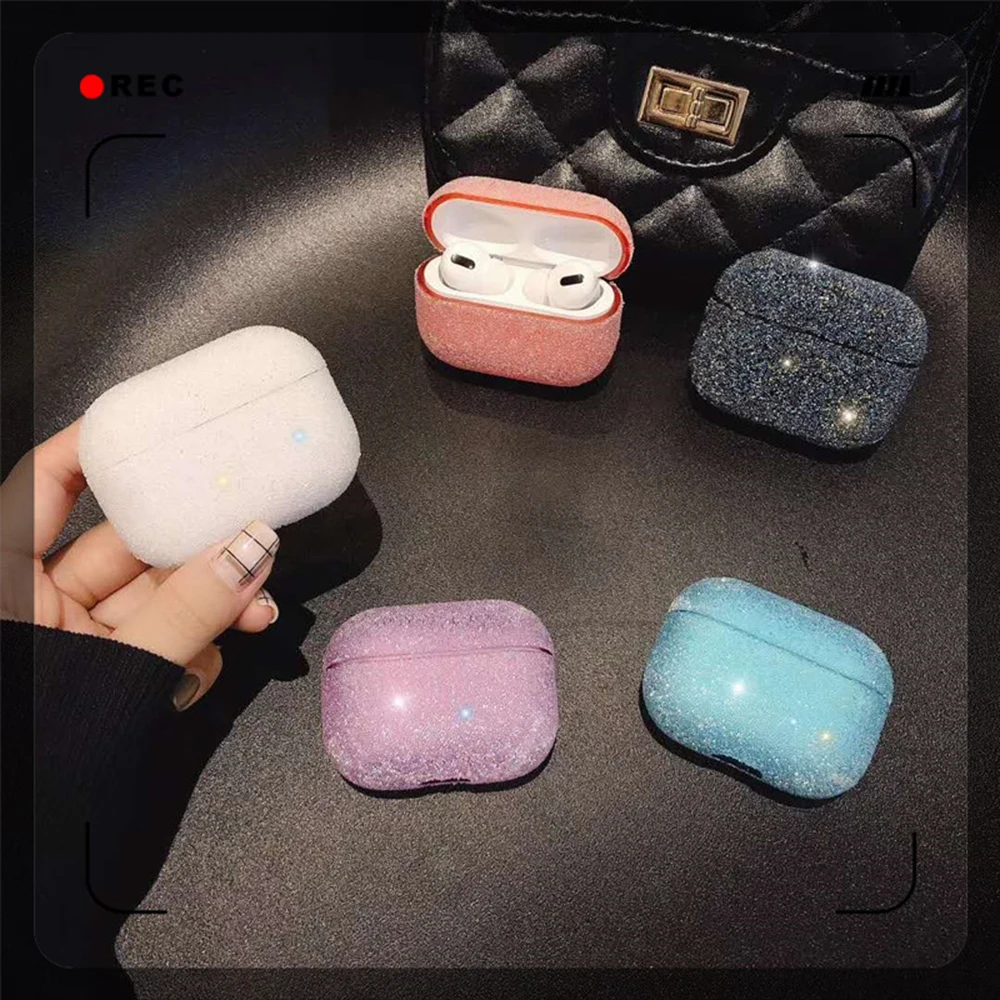 Чехол для AirPods Pro роскошный блестящий чехол наушников беспроводная bluetooth