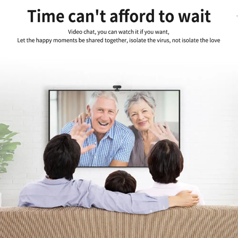 1080P 720p 480p HD Webcam with Mic Rotatable PC Desktop Web Camera Cam Mini Computer WebCamera Cam Video Recording Work