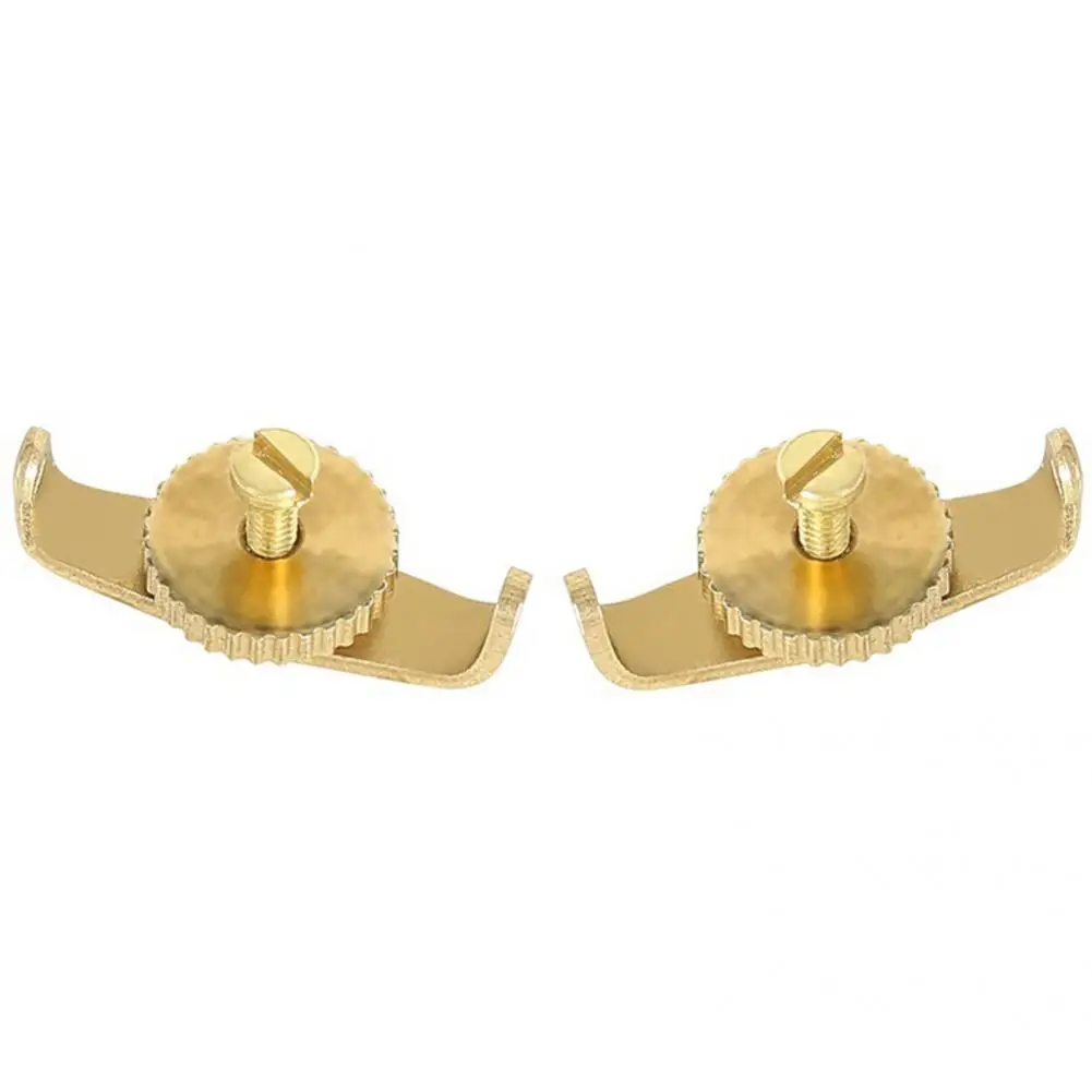 

Compact 2Pcs Durable Professional Urheen Instrument Tuners Copper Erhu Trimmer Buckle Design for Improvement