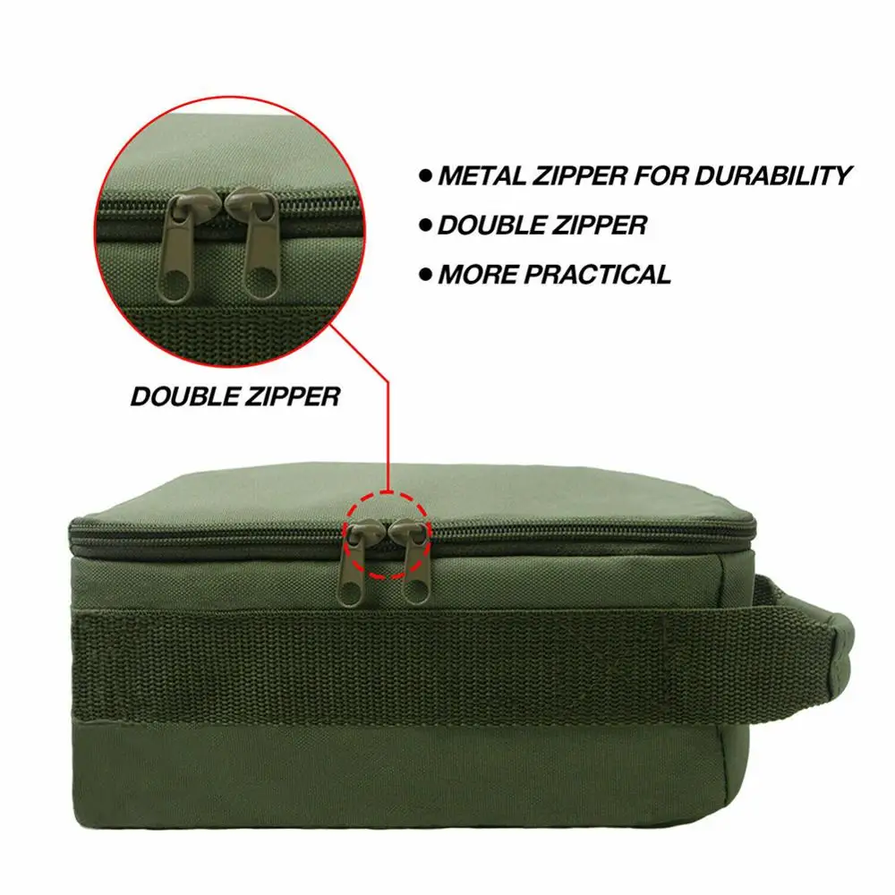 Сумка для рыболовной катушки 4-слойный чехол из ткани Оксфорд 600D с двойной