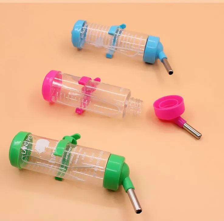 Plastic Material 125ML Dispenser Water Bottle Hamster Chic Small Animal Pet Parrot Rabbit water bottle Drinking | Дом и сад