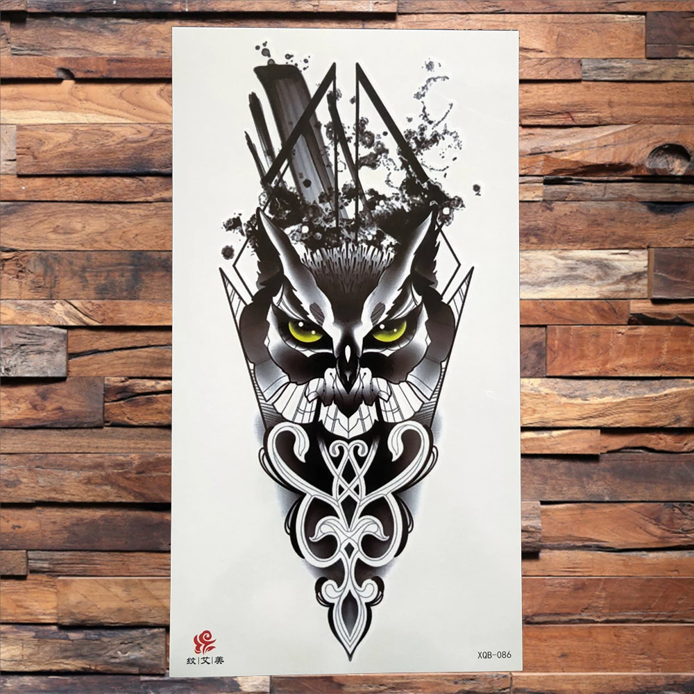 Черная хна Менди искусственные Временные татуировки для женщин и мужчин