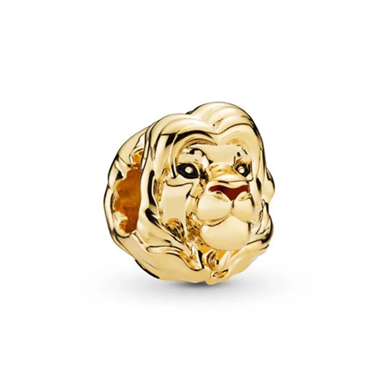 Gold 01 Boosbiy, 2 шт., новинка, модный Европейский Золотой браслет с подвеской в виде сердца, дерева любви, Льва, цветка, короны, подходит для Пандоры, очаровательный браслет для женщин, ювелирное изделие, подарок - Цвет: Gold 01