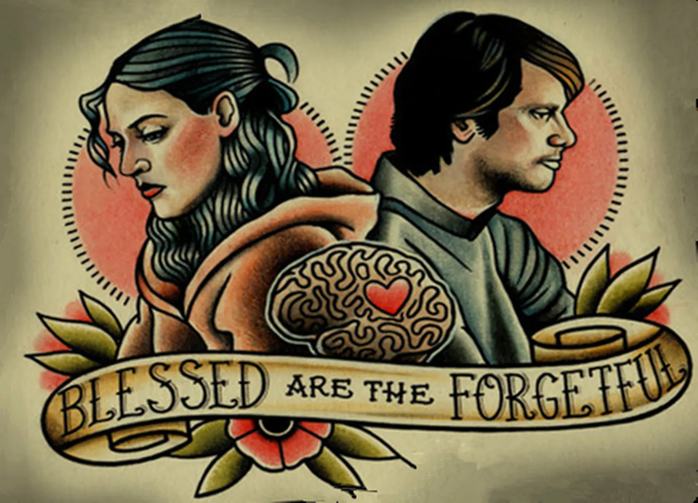 Креативные татуировки шаблон рукопись Винтаж крафт-бумага плакат настенные