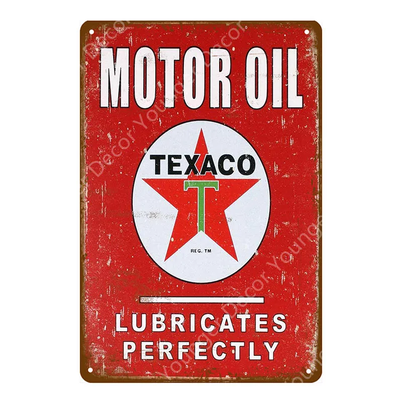 Gilmore бензиновый Декор Esso Castrol Texaco Rocket Motor Oil винтажный металлический постер для паба бара гаража табличка Ретро жестяная вывеска YI-089 - Цвет: YD2602EI