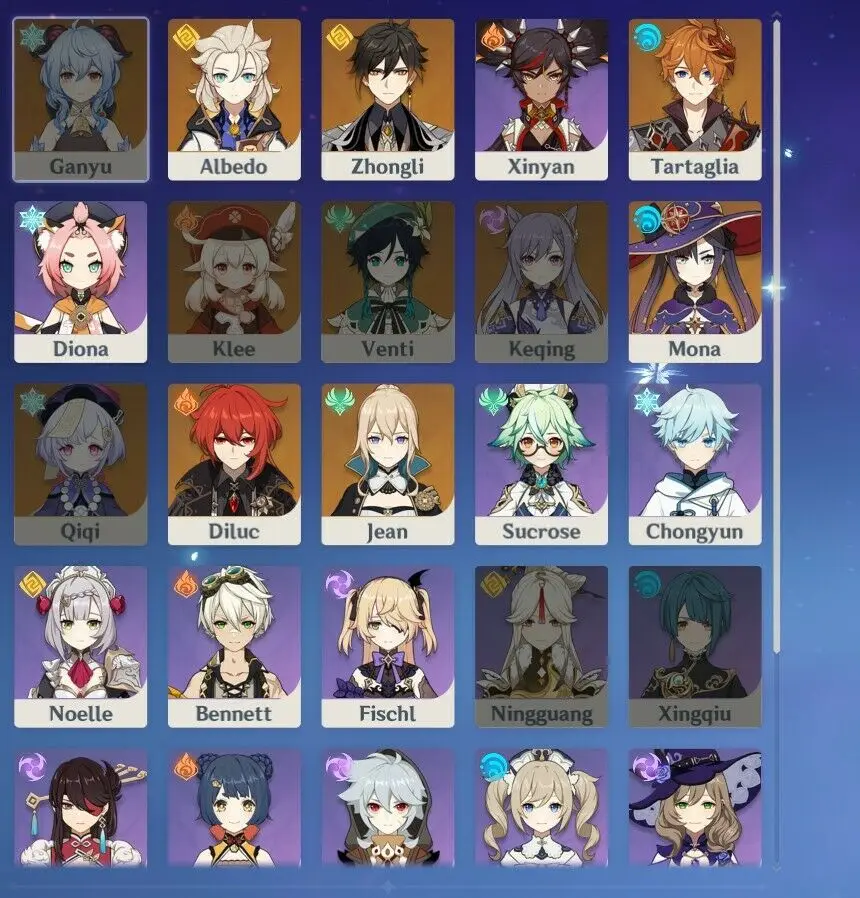 

Genshin Impact Account [Europe]5-10 Ganyu Diluc Keqing Venti Klee Tartaglia Zhongli Albedo More Genishin Impact Hero As You Want