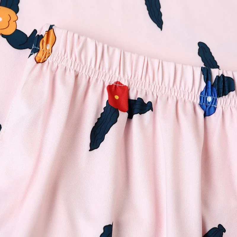 4XL Plus Size Summer Women Pajama Sets Nice Short Sleeve Pajamas Pink Soft Pyjamas Sleepwear Autumn Shorts Homewear