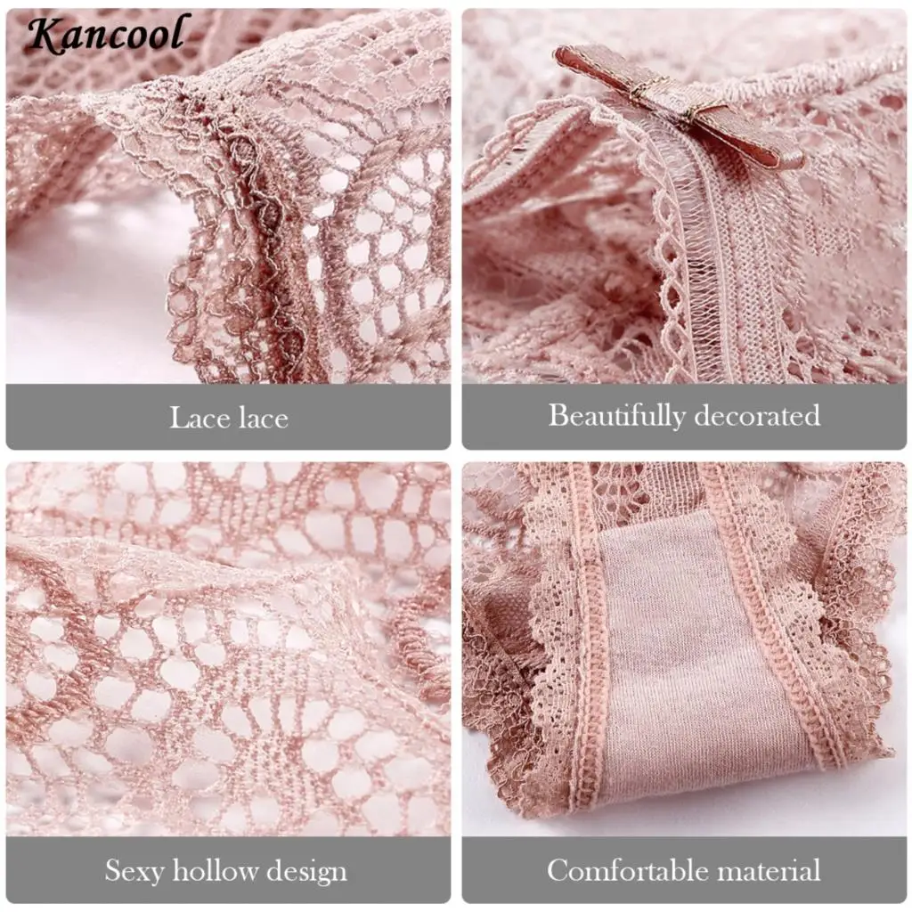 

KANCOOL Panties for Woman Underwear Sexy Lace Breathable Soft Lingerie Female Briefs Panty Sexy Transparent Women's Underpants