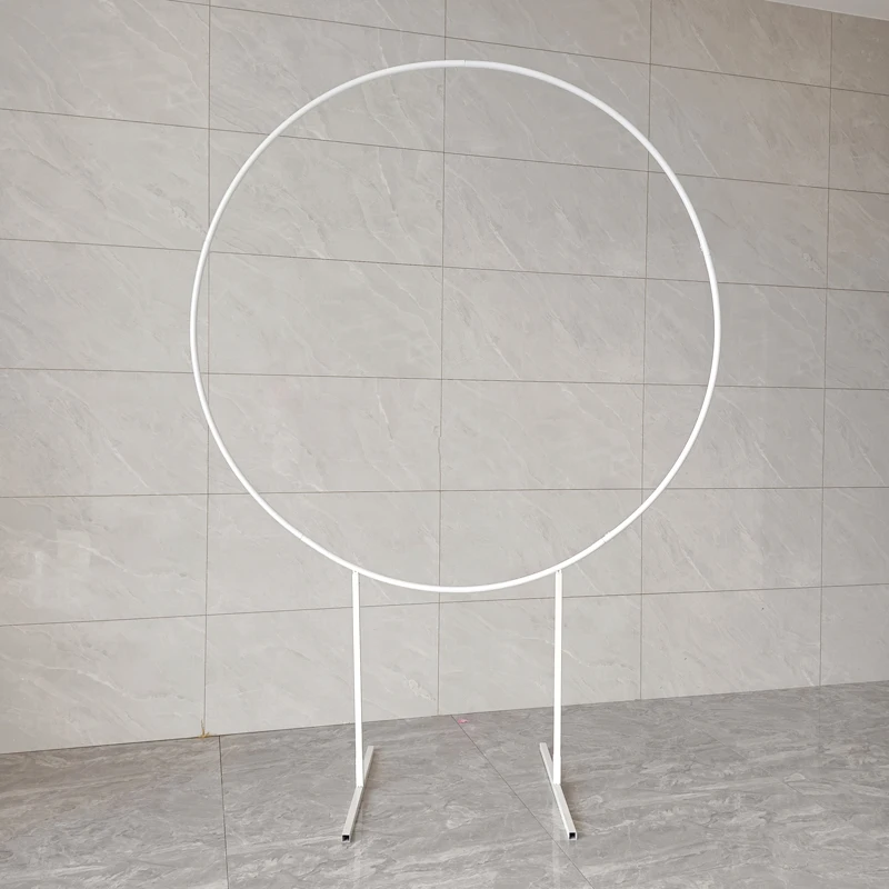 Железный круг День рождения Свадьба Фотофон круглый фон шар рамка открытый газон