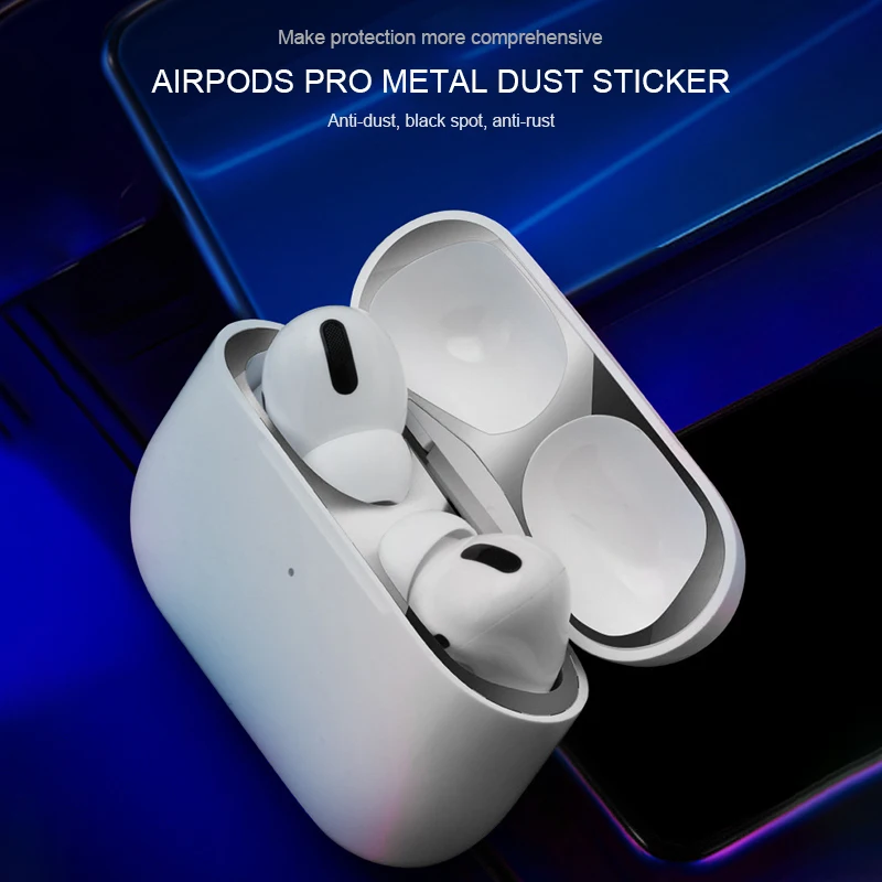 Аксессуары для наушников Защитная пленка AirPods Pro металлический пылезащитный