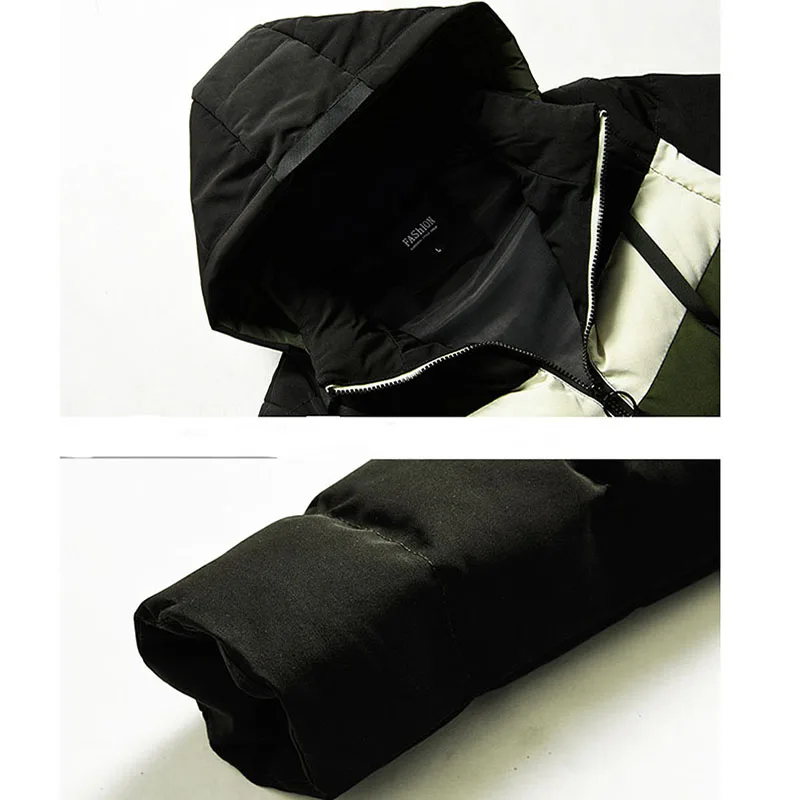 Теплая зимняя Толстая бархатная Мужская куртка с капюшоном для отдыха пальто
