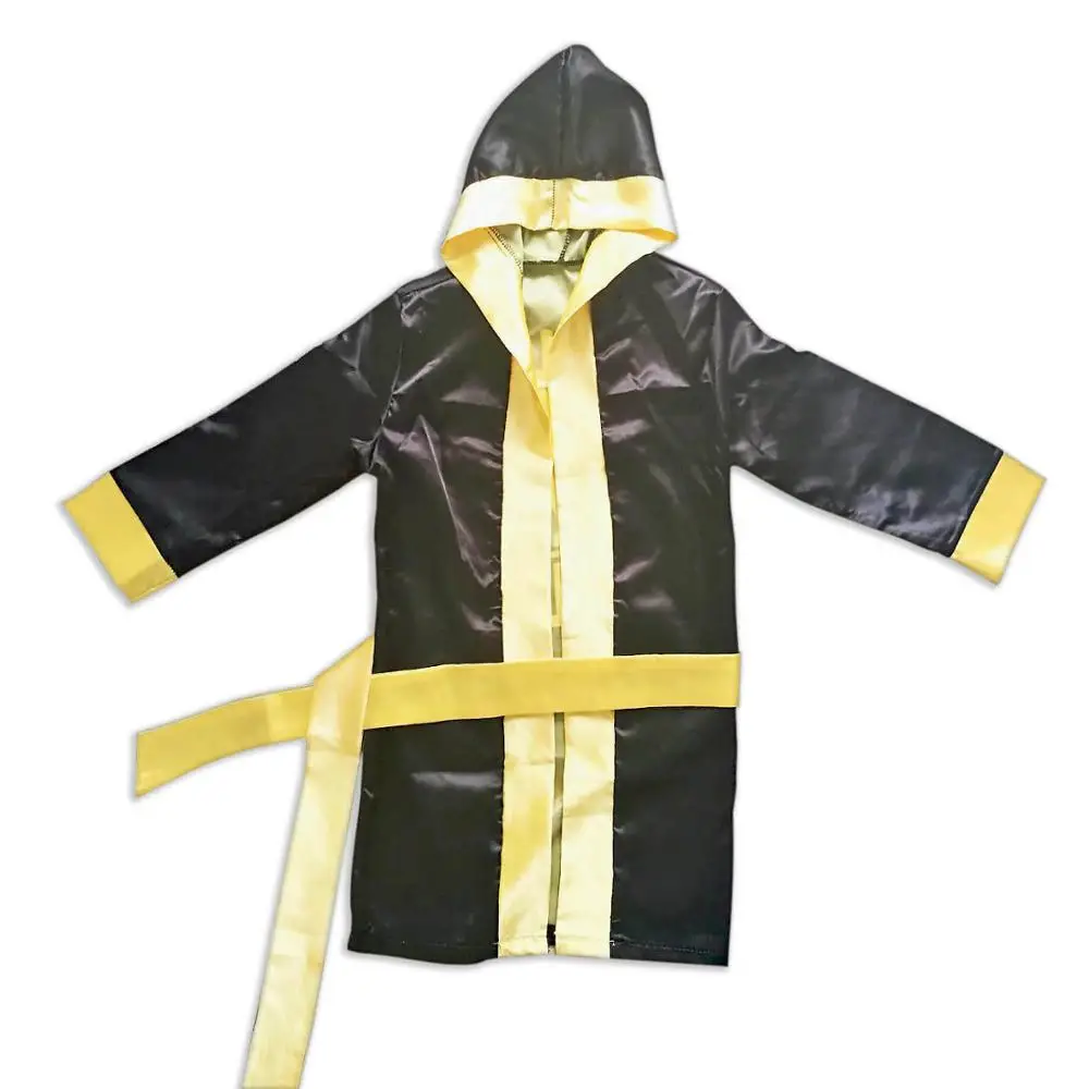 Stud Robe Belt Боксерский костюм для мальчиков Детский костюм Рокки Бальбоа костюм из фильма Аполлон для косплея с изображением американского флага/Итальянский жеребец, костюм на Хэллоуин для детей - Цвет: Stud Robe Belt