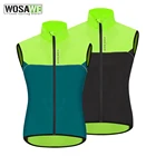 WOSAWE светоотражающий жилет ветрозащитный Безопасный Жилет для бега мотоцикл велосипед жилет MTB езда на велосипеде велосипедная куртка без рукавов