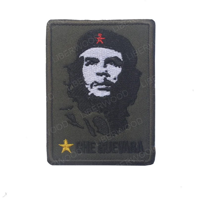 3 Ernesto Che Guevara Куба Кубинская революция вышитый крючок Петля нашивка значок военная куртка Футболка патч аппликация - Цвет: 3
