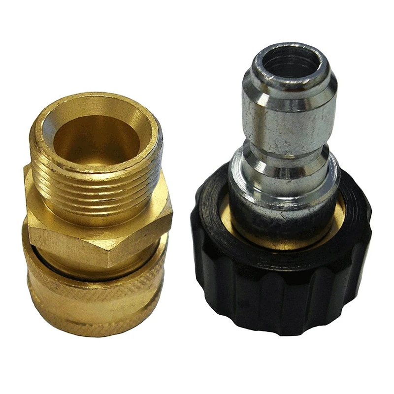 

Pressure Washer Adapter Set, Quick Connect Washer Wand, M22 14mm to 1/4 Inch