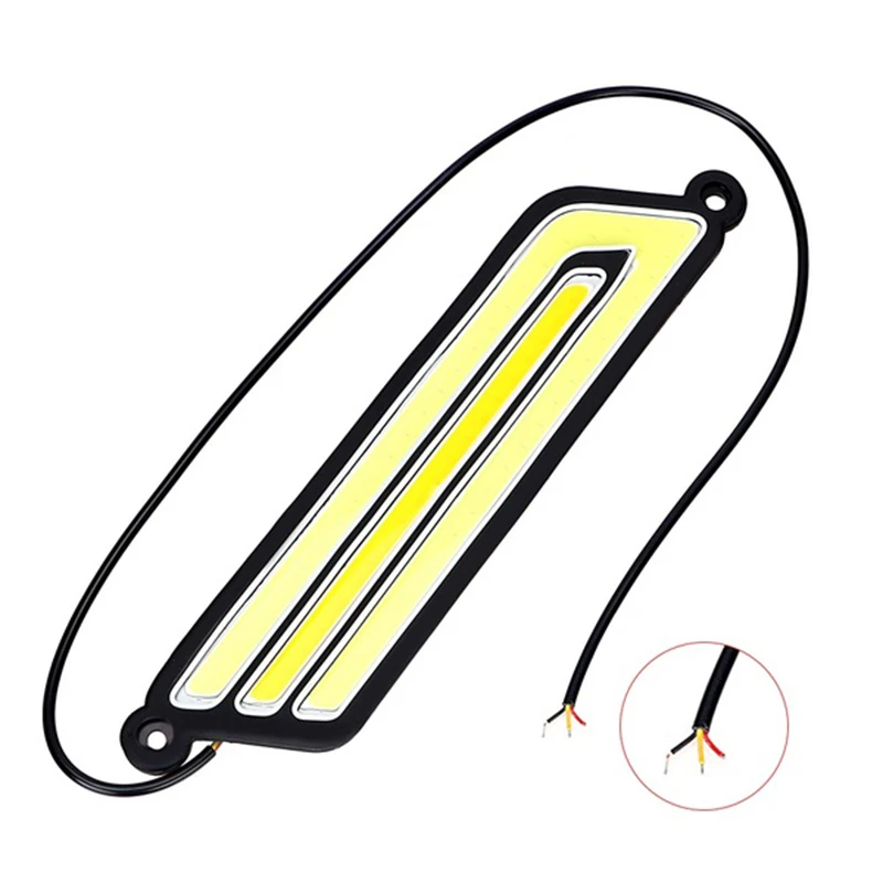 

1PC 12V LED COB Car DRL Daytime Running Light Fog Driving Turn Lamps Waterproof