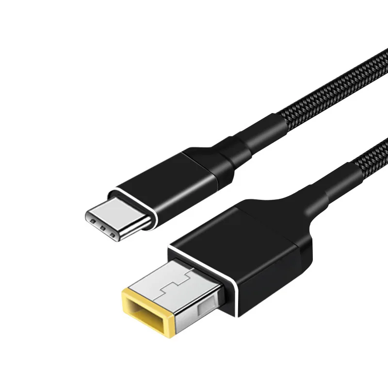 Переходник Por 100 Вт 20 в 5 А USB Type C квадратный штекер быстрое зарядное устройство PD