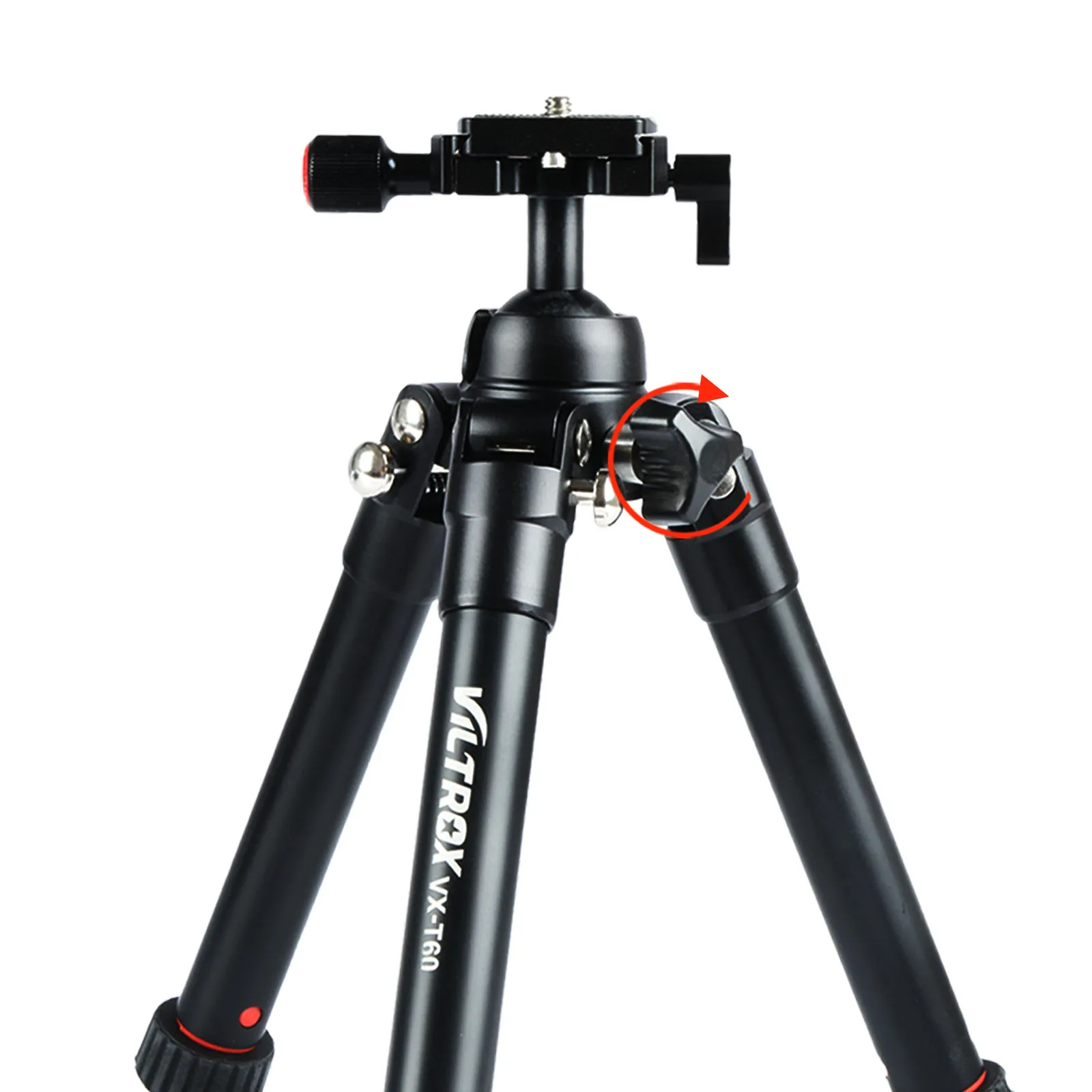 Viltrox VX-60 мини настольный штатив для камеры портативный складной настольный алюминиевый компактный штатив с шаровой головкой для DSLR спортивной камеры