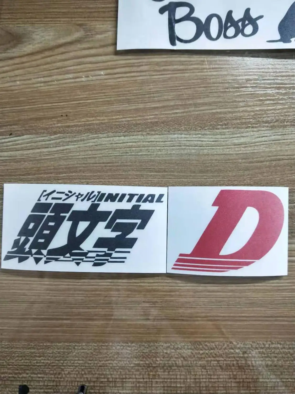 2XFor Initial d дрейф Jdm Гоночный наклейка бампера для творческих личностей винил