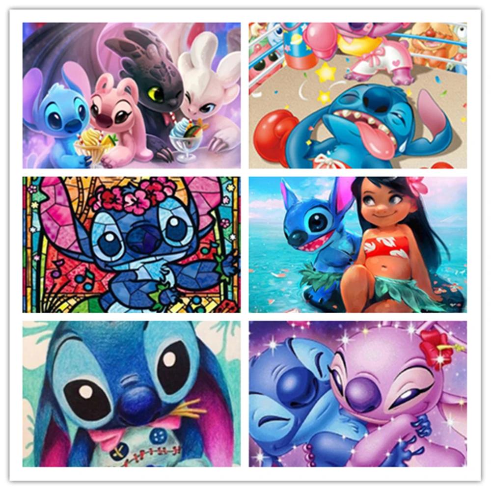 Алмазная мозаика с мультяшным рисунком, вышитая Стразы