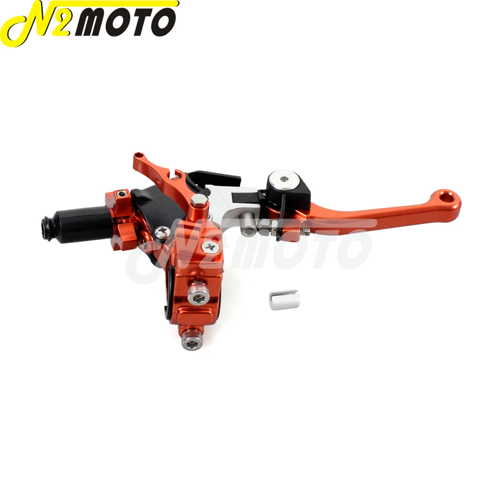 Мотоцикл Оранжевый Руль 7/8" Складные Тормозные и Сцепные Рычаги Для Honda CR80 CR85 CR125 CR250 CR500 CRF150F CRF230F 1990-2016 годов.