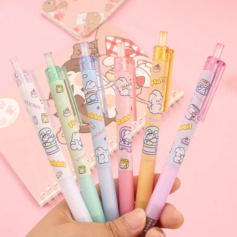 

Гелевая ручка, 3 шт./лот, 0,5 мм, черные чернила