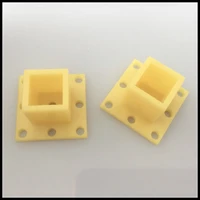 2pcslot 11cm abs material square stick fixtaion base j627y diy handmaking parts drop shipping