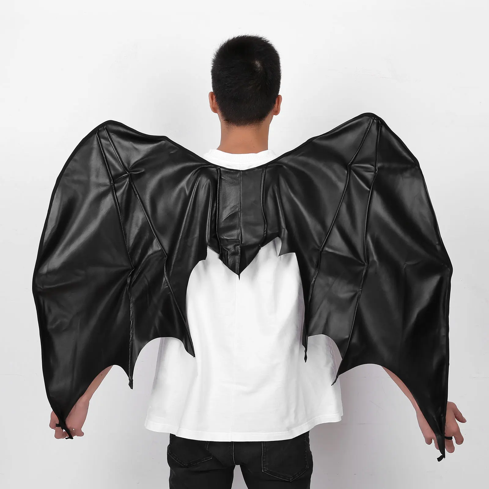 2021 костюмы для косплея взрослых однотонные черные крылья дракона/красного