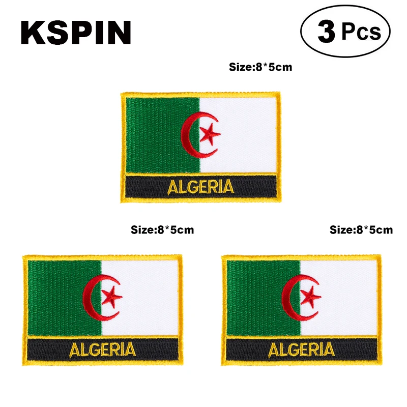 Tajikistan Rectangular Shape Flag patches embroidered flag national for clothing DIY Decoration |