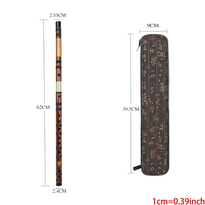 

Bamboo Flute Professional Woodwind Flutes Musical instruments C D E F G Key 652D