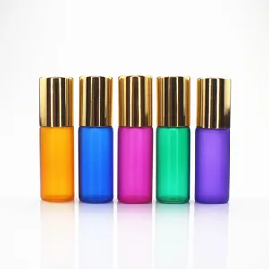 Флакон стеклянный с шариком из нержавеющей стали, 5шт.упак.5 мл