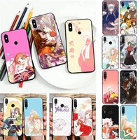 toplbpcs anime kamisama hajimemashita tomoe phone case for redmi 5 s2 k30pro fundas for redmi 8 7 7a note 5 5a capa