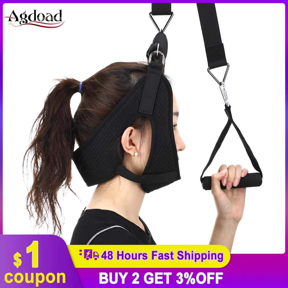 

Шейный Тяговый ремень для шеи, подвешивающий подтяжки, подтяжки для трактора, коррекция шейки, подтяжки, облегчение боли, спондилез