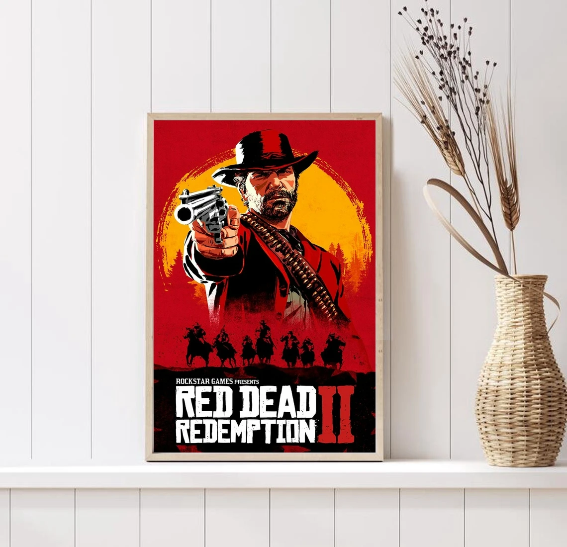 Игровой постер Red Dead Redemption 2 украшение для домашней настенной живописи (без рамки)