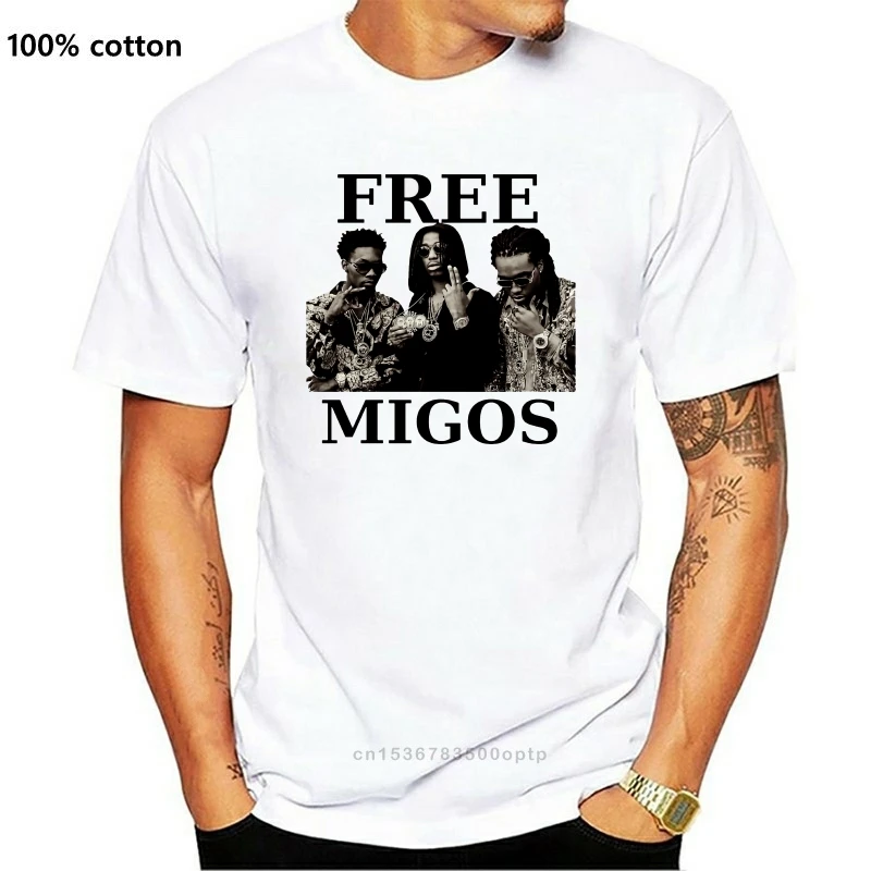 

Cool Man Migos T Shirts Graphic Print Homme Tees Soft T-Shirt