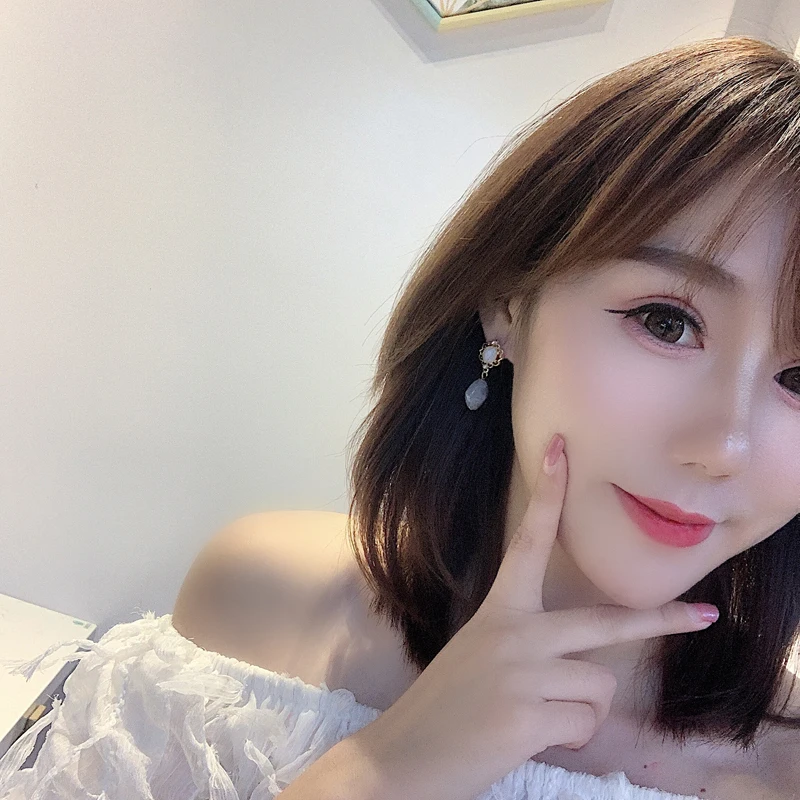 Винтажные серьги с жемчугом Классические темпераментные женские гвоздики