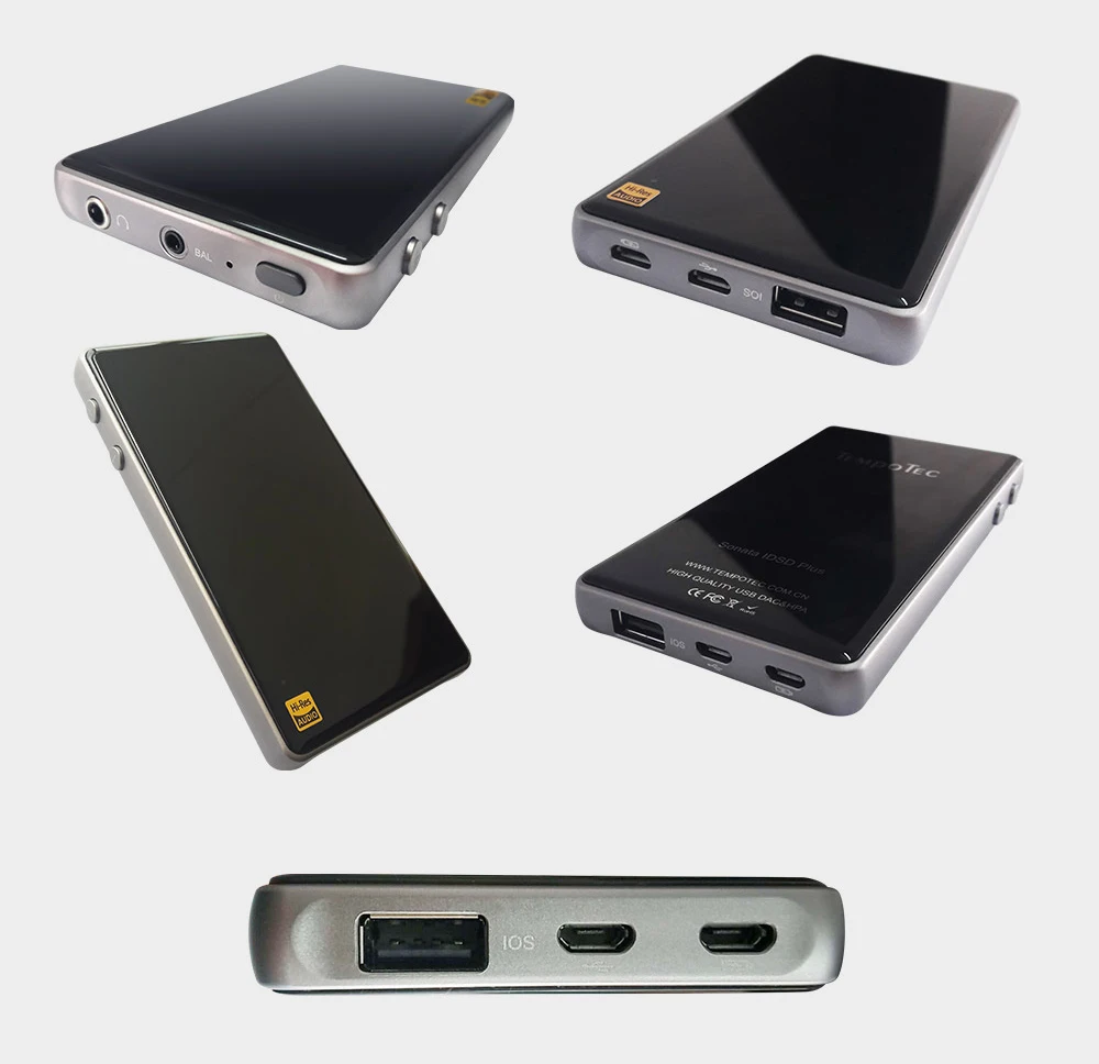 Усилитель для наушников TempoTec Sonata iDSD Plus USB портативный цап поддержка WIN MacOSX Android iPHONE True Blance Двойной ЦАП DSD HIFI