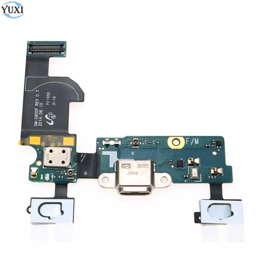 

YuXi USB Charging Port Dock Socket Connector Flex Cable For Samsung Galaxy S5 mini G800 G800F SM-G800F Menu Mic Flex