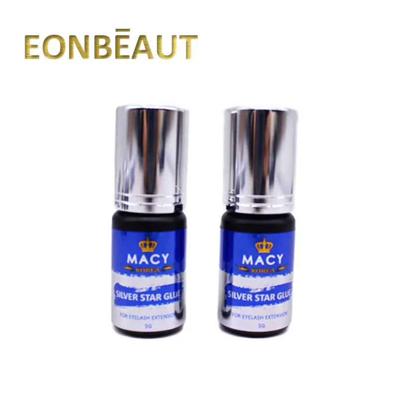 2 бутылки MACY Silver Star клей для наращивания ресниц косметика парфюмерия диспенсер 5